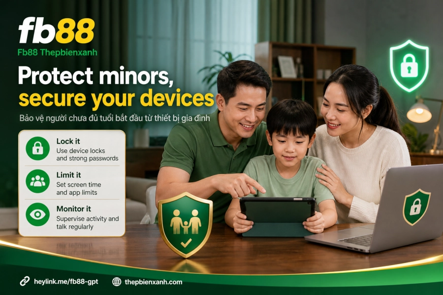 Protecting under-18 players at Fb88 — Net Nanny and CYBERsitter content control