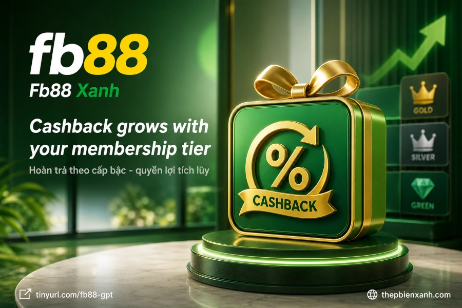Hoàn trả casino Fb88 VIP Club cấp bậc thành viên tỷ lệ cashback