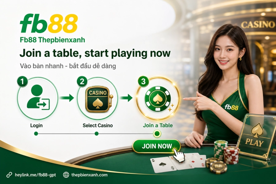 Step-by-step guide to entering the Fb88 casino lobby table stakes