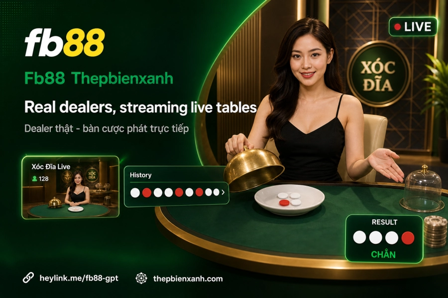 Fb88 live dealer table studio live stream real dealer