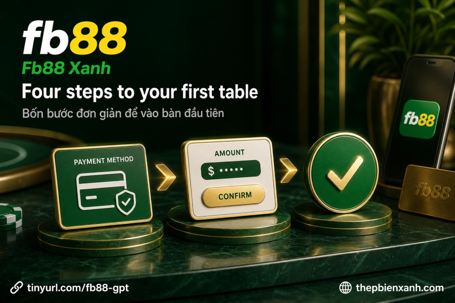 Hướng dẫn tham gia casino Fb88 từng bước đăng ký nạp tiền vào bàn