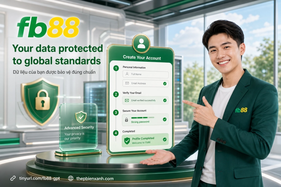 chính sách bảo mật Fb88 bảo vệ dữ liệu cá nhân người dùng tiêu chuẩn quốc tế