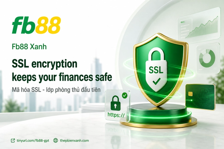 mã hóa SSL 128-bit Fb88 bảo vệ dữ liệu tài chính giao dịch người dùng