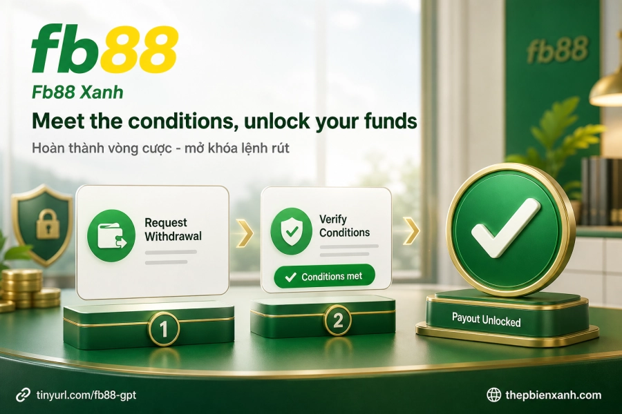 điều kiện vòng cược rút tiền Fb88 kiểm tra bonus và xác minh tài khoản