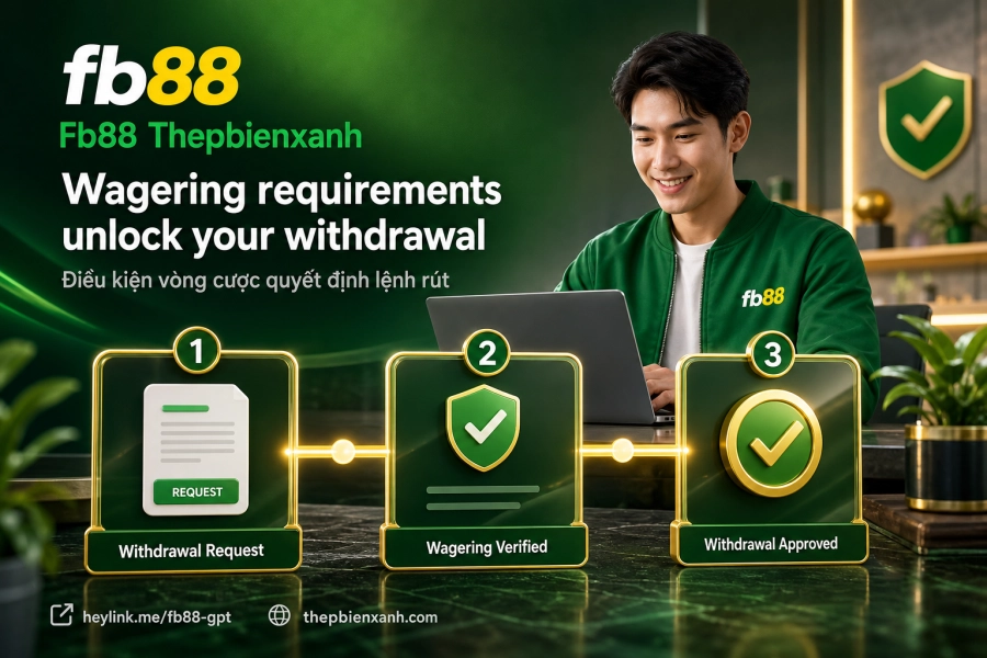 Wagering requirements and bank account verification for Fb88 withdrawals