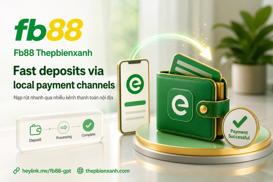 Nạp rút tiền Fb88 qua ví điện tử ngân hàng nội địa thanh toán tự động nhanh