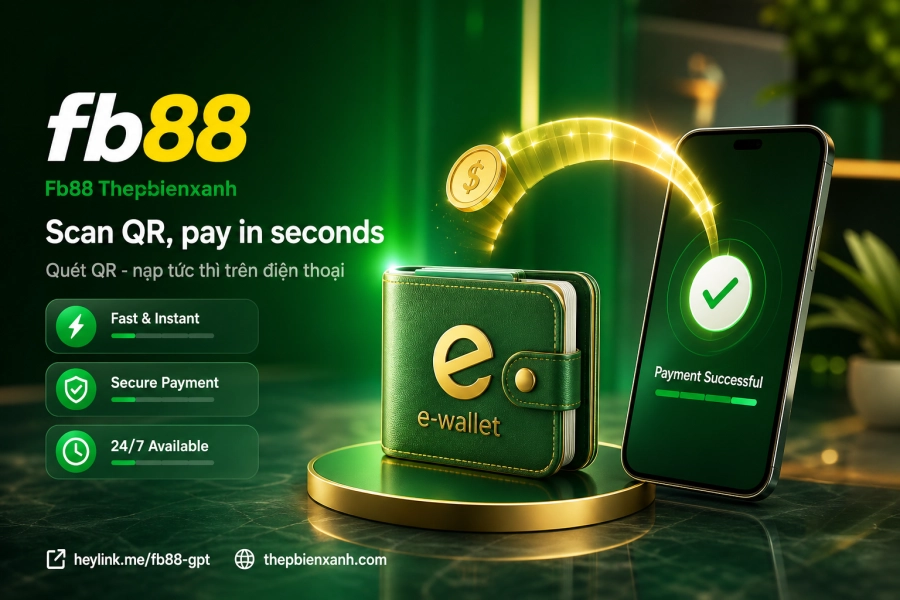 Fb88 e-wallet deposit MoMo ZaloPay QR code scan