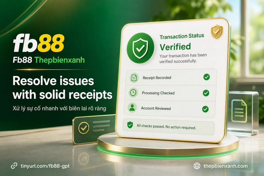 Fb88 deposit troubleshooting receipt check transaction reconciliation